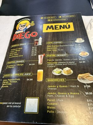 Menu photo 2 Lechonera Diego Carolina, PR