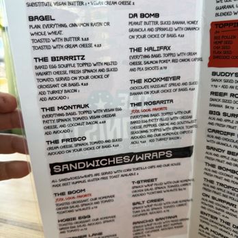 Cafe Surfinista - Menu - Juice Bars & Smoothies Near Me - Indialantic, Florida