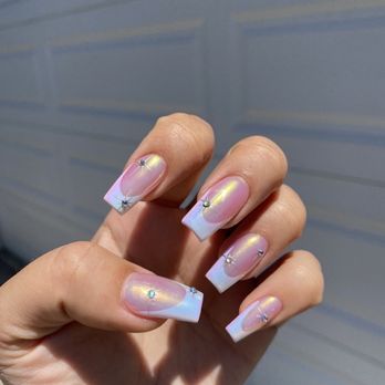 The Nails Box - Acrylic Full Set with design - Nail Salons Near Me - San Leandro, California