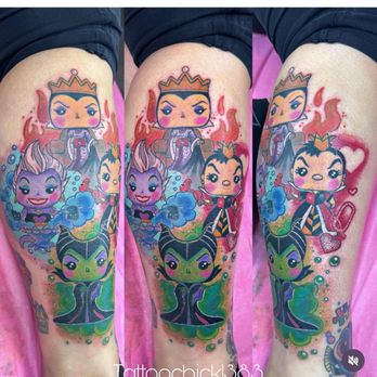 Chaotic Ink Tattoo Studio - Funko Villains - Tattoo Near Me - Downey, California Chaotic Ink Tattoo Studio - Funko Villains - Tattoo Near Me - Downey, California