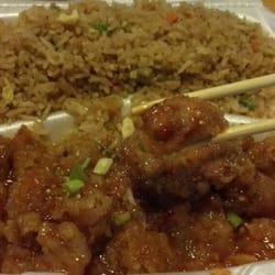 Wok N Rolls - Mushy Orange Chicken