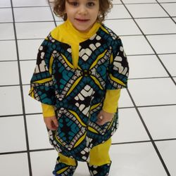 Faith N' Moore's Alterations & Redesigns - HOT off machine!  In celebration of black history month at school a kids Dashiki, turtle neck, and matching pants