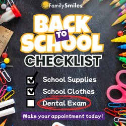 Family Smiles Of Plano - Backpack?
School supplies?
Healthy smile? Let's check that off!