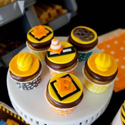 Kima's Konfections - Construction Cupcake Toppers