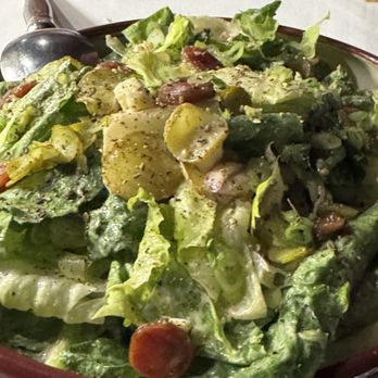 Vin Folk - CHOPPED SALAD Winter Lettuces & Tubers, 'Nicoise', Lap Xuong & Black Bean Dressing - Wine Bars Near Me - Hermosa Beach, California Vin Folk - CHOPPED SALAD Winter Lettuces & Tubers, 'Nicoise', Lap Xuong & Black Bean Dressing - Wine Bars Near Me - Hermosa Beach, California