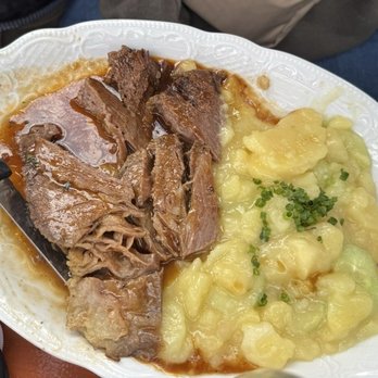 Oktoberfest - Bavarian Braised Beef with Potato Salad - Fun Fair Near Me - Munich, BY Oktoberfest - Bavarian Braised Beef with Potato Salad - Fun Fair Near Me - Munich, BY