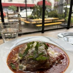 Cafe Giotto - Eggplant parmigiana app