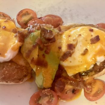Kerbey Lane Cafe - Central - Fried green tomato Benedict - Tex-Mex Near Me - Austin, Texas