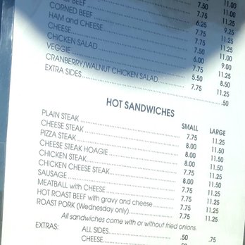 Silvio's Deli - Hoagies and hot sandwiches menu - Cheesesteaks Near Me - Hatboro, Pennsylvania