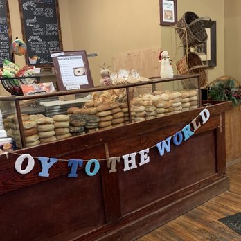 Meshuggah Bagels - Bagel display - Seafood Near Me - Kansas City, Missouri