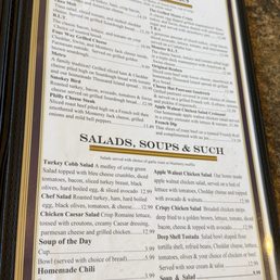 Lunch Menu