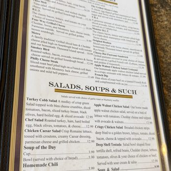 Hilltop Cafe - Lunch Menu - Cafes Near Me - Magalia, California