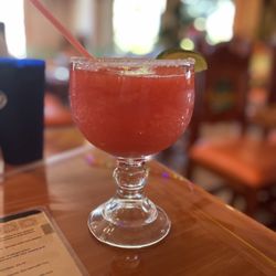 Señor Tequila's Fine Mexican Grill - Strawberry margarita