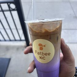 Fat Bee Cafe - Kansas City - Ube laze latte