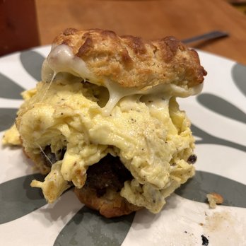 The Greenhouse - Biloxi - Egg Sausage Biscuit - Breakfast & Brunch Near Me - Biloxi, Mississippi