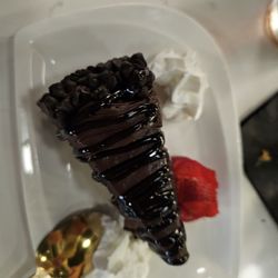 Stone Terrace Gastropub - Chocolate cake probably had Chocolate mousse as well. Very rich and oh so good!