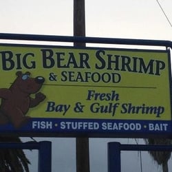 Big Bear Shrimp And Seafood Market - Business sign out front