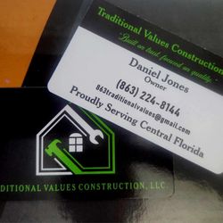 Traditional Values Construction