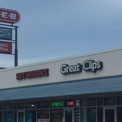 Great Clips - Texas City - Store in H-E-B parking lot.