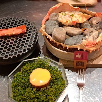 Agrikultur - King crab: sabayonne (wine egg cream), claw in croustad; poached in crown dill; and juniper smoked arm in brown butter. 2022 09 06. M1. - Restaurants Near Me - Stockholm, Alberta Agrikultur - King crab: sabayonne (wine egg cream), claw in croustad; poached in crown dill; and juniper smoked arm in brown butter. 2022 09 06. M1. - Restaurants Near Me - Stockholm, Alberta
