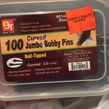 Gabbys Beauty Supply Store - 100 large curved bobby pins - $2.99 - Cosmetics & Beauty Supply Near Me - Baldwin, New York Gabbys Beauty Supply Store - 100 large curved bobby pins - $2.99 - Cosmetics & Beauty Supply Near Me - Baldwin, New York