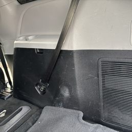 Walls of the vehicle was still very dirty