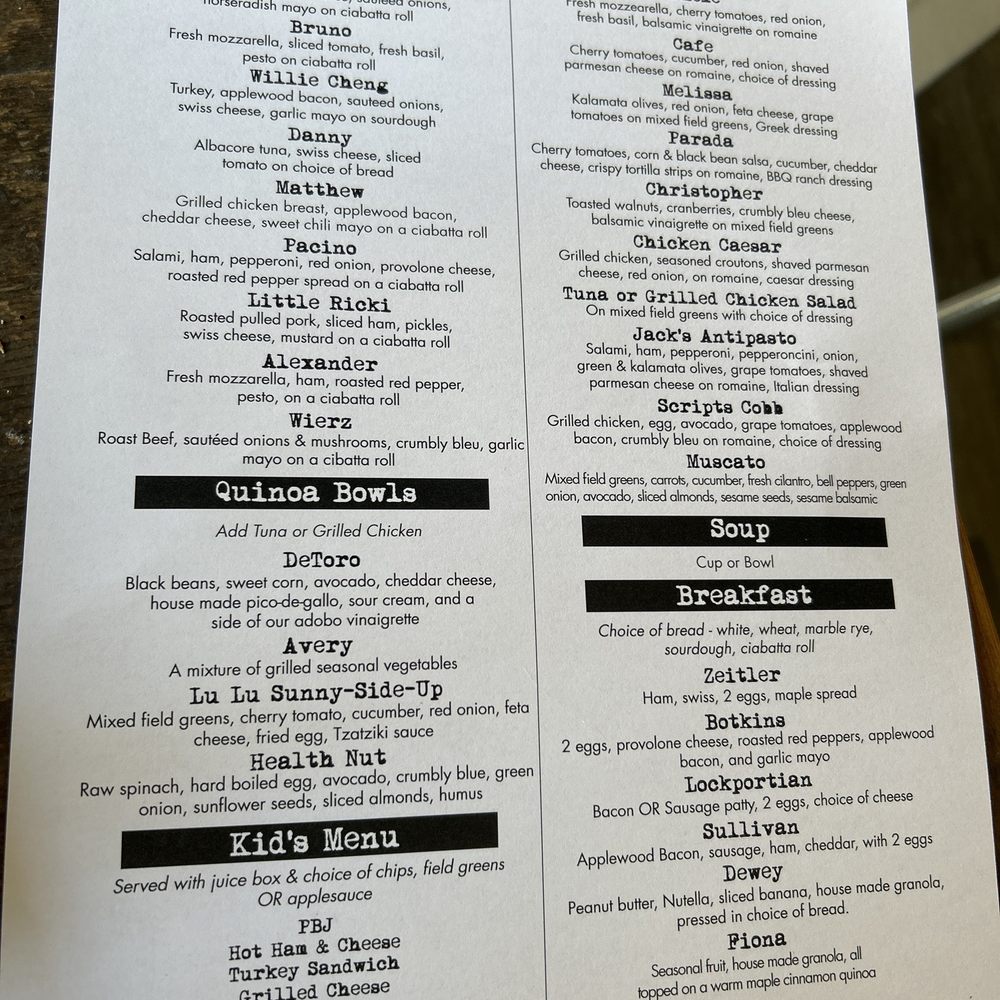 Menu 2023 Menu 2023