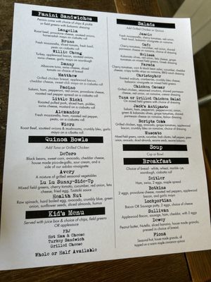Menu photo 4 Scripts Cafe Lockport, NY