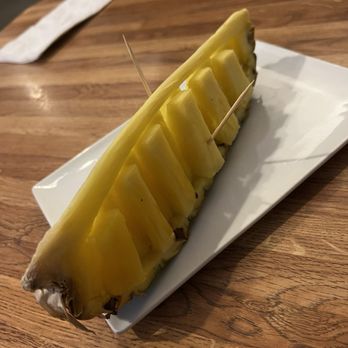 Sushi Tatsu - Complimentary pineapple dessert - Sushi Bars Near Me - Fairview Heights, Illinois Sushi Tatsu - Complimentary pineapple dessert - Sushi Bars Near Me - Fairview Heights, Illinois