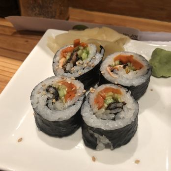 Fukada - Salmon Skin Roll but with too many veggies - Japanese Near Me - Irvine, California Fukada - Salmon Skin Roll but with too many veggies - Japanese Near Me - Irvine, California