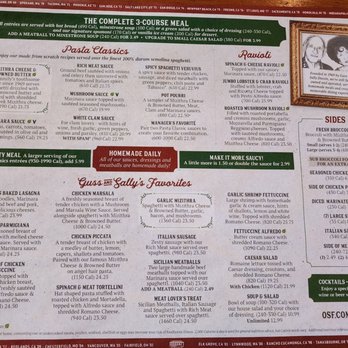 The Old Spaghetti Factory - menu - Italian Near Me - Honolulu, Hawaii