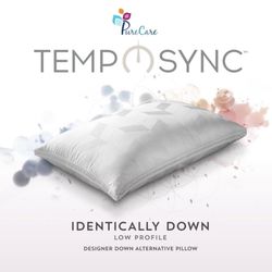 Choose from low, med, or high profile pillows.