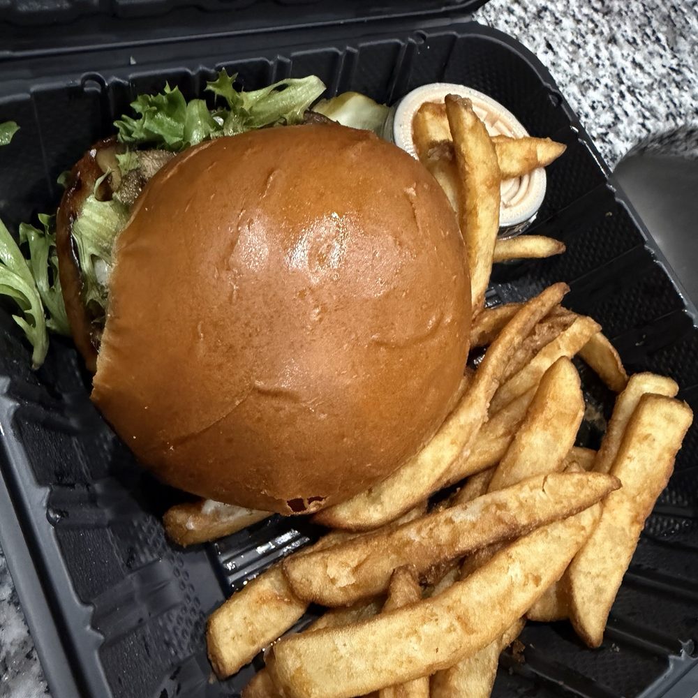 Holy Cow - Holy Cow was yummy. It had two double patties of wagyu with a side of fries - New American Near Me - Nampa, Idaho