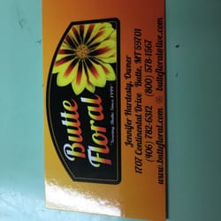 Butte Floral - Business card