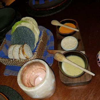 Los Danzantes - Bread, tortilla, salsa butter - Mexican Near Me - Oaxaca, OAX Los Danzantes - Bread, tortilla, salsa butter - Mexican Near Me - Oaxaca, OAX