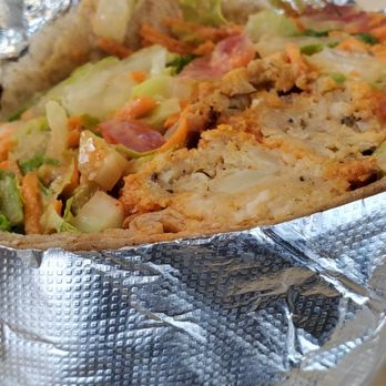Rock n Roots - Buffalo cauliflower wrap - Salad Near Me - Williston Park, New York