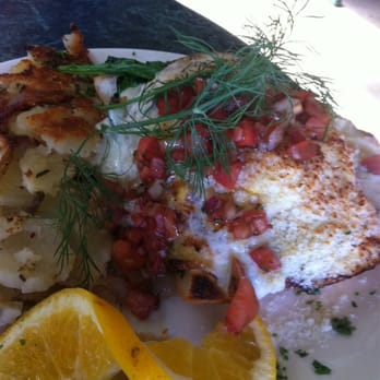 Plums Cafe - Shirted eggs - Breakfast & Brunch Near Me - Costa Mesa, California