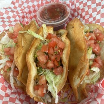 Platte River Bar and Grill - Fried tacos appetizer (trio of chix, beef, shredded beef) - Bars Near Me - Littleton, Colorado Platte River Bar and Grill - Fried tacos appetizer (trio of chix, beef, shredded beef) - Bars Near Me - Littleton, Colorado