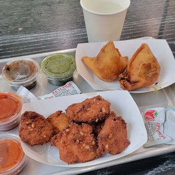 Pure Vegan Café - Samosas and Chik'n wings - Vegan Near Me - Durham, North Carolina
