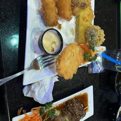 Chicken Tempura and Kushiyaki beef
