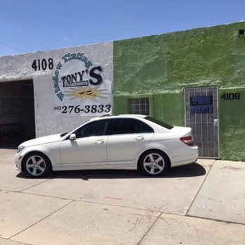 Tony's Window Tinting - Mercedes Benz C 300 After 15% Tint - Car Window Tinting Near Me - Phoenix, Arizona