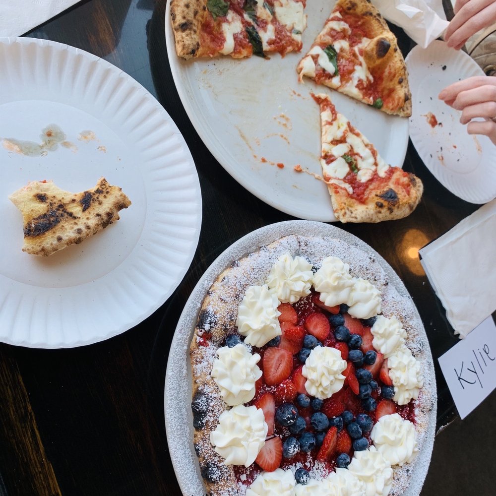 Righteous Slice - a plate of fruit pizza and a plate of fruit pizza - Pizza Near Me - Rexburg, Idaho Righteous Slice - a plate of fruit pizza and a plate of fruit pizza - Pizza Near Me - Rexburg, Idaho