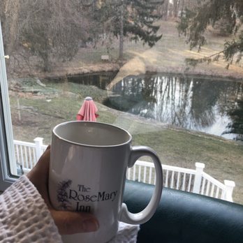 The Rosemary Inn - Morning coffee in our room (in our comfy robes that are provided to guests). - Bed & Breakfast Near Me - Columbia, New Jersey The Rosemary Inn - Morning coffee in our room (in our comfy robes that are provided to guests). - Bed & Breakfast Near Me - Columbia, New Jersey