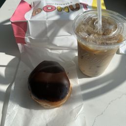 Great start to the day (donut was buttercream-filled, coffee was the Tallycino, I think was the name) Great start to the day (donut was buttercream-filled, coffee was the Tallycino, I think was the name)