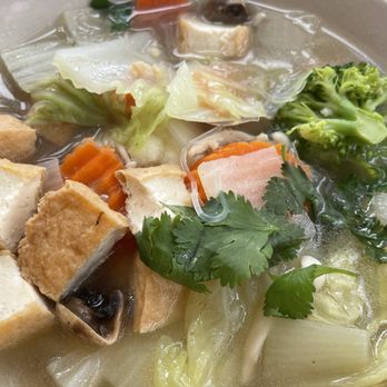 Mae Sai Thai Food - Vegetables glass noodles soup - Thai Near Me - Temecula, California Mae Sai Thai Food - Vegetables glass noodles soup - Thai Near Me - Temecula, California