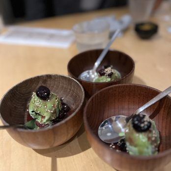 HATCH - matcha ice cream with blueberry compote - Japanese Near Me - Los Angeles, California
