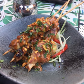 Hideout - Chicken Satay - Bars Near Me - Honolulu, Hawaii