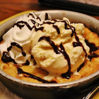 Uno Pizzeria & Grill - Uno Deep Dish Sundae ($5.49): Vanilla Ice Cream, Chocolate Sauce, Whipped Cream on a Freshly Baked Chocolate Chip Cookie. Great! - Pizza Near Me - Springfield, Massachusetts Uno Pizzeria & Grill - Uno Deep Dish Sundae ($5.49): Vanilla Ice Cream, Chocolate Sauce, Whipped Cream on a Freshly Baked Chocolate Chip Cookie. Great! - Pizza Near Me - Springfield, Massachusetts