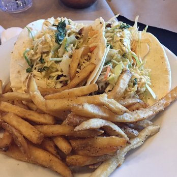 Bemo's - Blackened Blackened Grouper Tacos with French Fries - American Near Me - Cottleville, Missouri