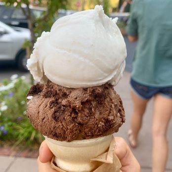 Sweet Action - Top: Thai Spice; Bottom: Scout (Mint Chocolate) - Ice Cream & Frozen Yogurt Near Me - Denver, Colorado Sweet Action - Top: Thai Spice; Bottom: Scout (Mint Chocolate) - Ice Cream & Frozen Yogurt Near Me - Denver, Colorado